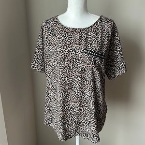 Lily Morgan animal print top